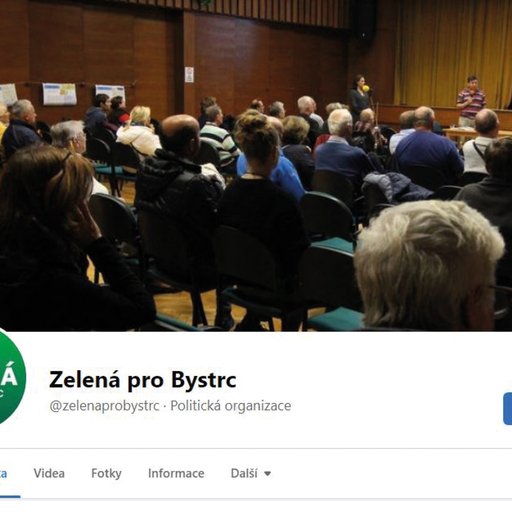 Facebook Zelené pro Bystrc